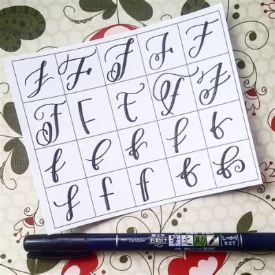 how to make an f in cursive: exploring the nuances of cursive writing styles